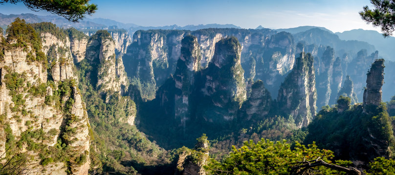 Zhangjiajie natural scenery in China 