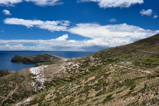 Gorgeous Landscape of Isla del Sol, Bolivia