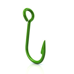 Illustration of green hook