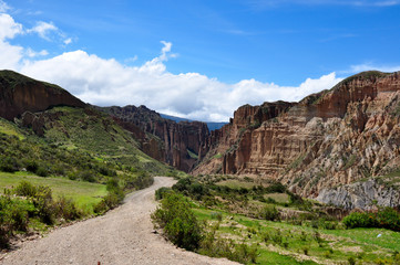 Canyon de Palca near La Paz, Bolivia