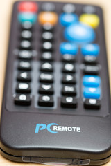 Obraz premium PC and TV remote controller