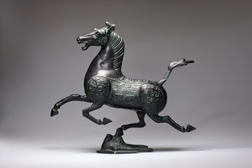 Obraz na płótnie Canvas Chinese Horse Sculpture