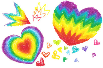 Creative heart shapes