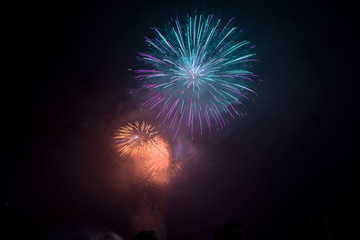 Silvesterfeuerwerk Basel 2015 und 2016