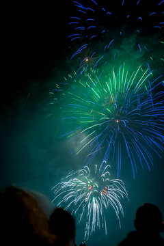 Silvesterfeuerwerk Basel 2015 und 2016