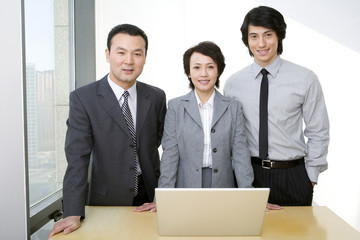 Fototapeta na wymiar Portrait of a business team.