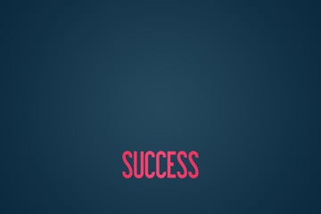 Success - Illustration copy space - Text Graphic - Modern Business Design