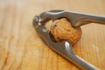 Walnuts and a nutcracker