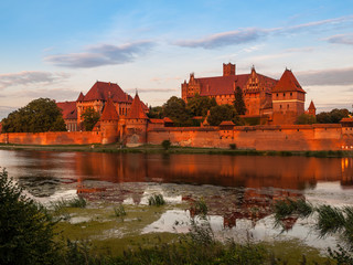 Fototapeta na wymiar Teutonic Castle in Malbork