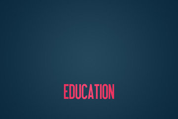 Education - Illustration copy space - Text Graphic - Modern Business Design