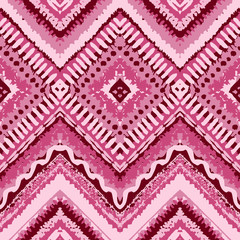 Hand drawn painted seamless pattern. illustration