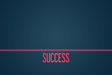 Success - Illustration copy space - Text Graphic - Modern Business Design