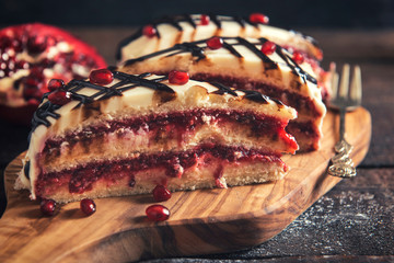 Sweet chocolate cake