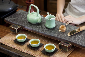 Obraz na płótnie Canvas Traditional Chinese tea ceremony