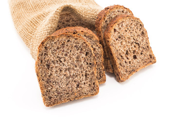 Whole grain bread sprouted wheat