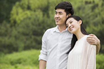 Obraz premium Happy young couple