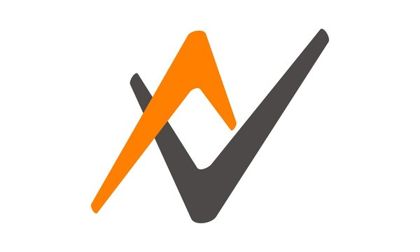 Letter AV Modern Logo