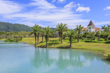 Naklejka premium Beautiful landscape at Hua Lian