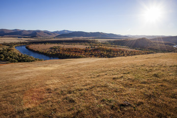 Natural Scenery of Aershan,China