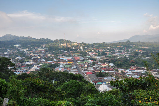 View over Ataco, El Salvador