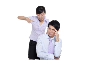 Manager Scolding Employee