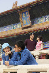 Tourists Visiting The Forbidden City, Beijing, China