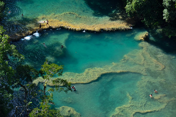 Semuc Champey natural swimming pools, Guatemala