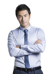 Portrait of confident businessman