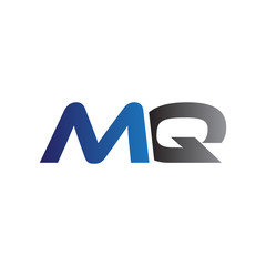 Simple Modern letters Initial Logo mq