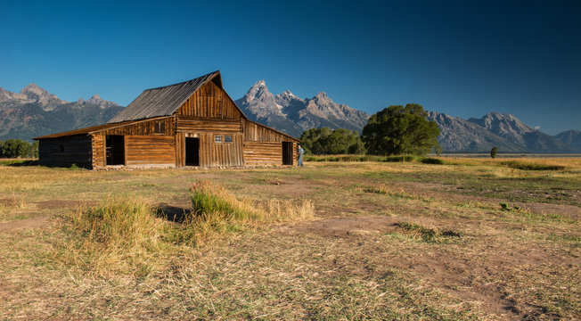 Old barn at Grand Teton National Park