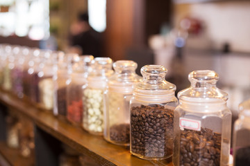 counter in modern cafe