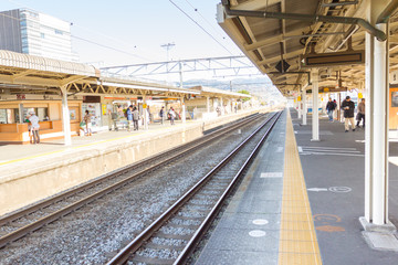 Platform the Kyoto station