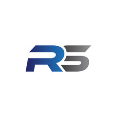 Fototapeta premium Simple Modern letters Initial Logo rs