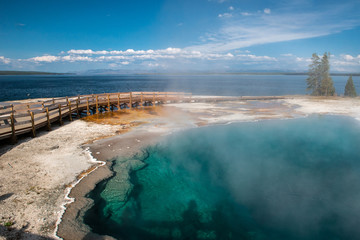 Black Pool, West Thumb Geyser Basin, Yellowstone National Park