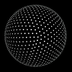 sparkling diamonds sphere