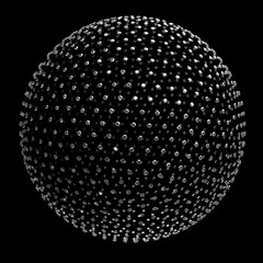sparkling diamonds sphere