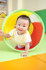 Baby Boy Playing