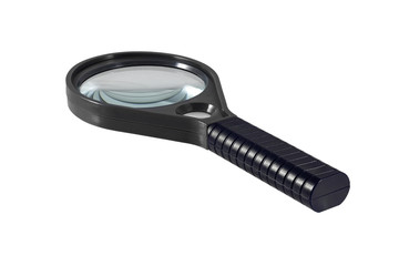Magnifying glass in a plastic frame