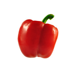 Cayenne pepper isolated on a white background