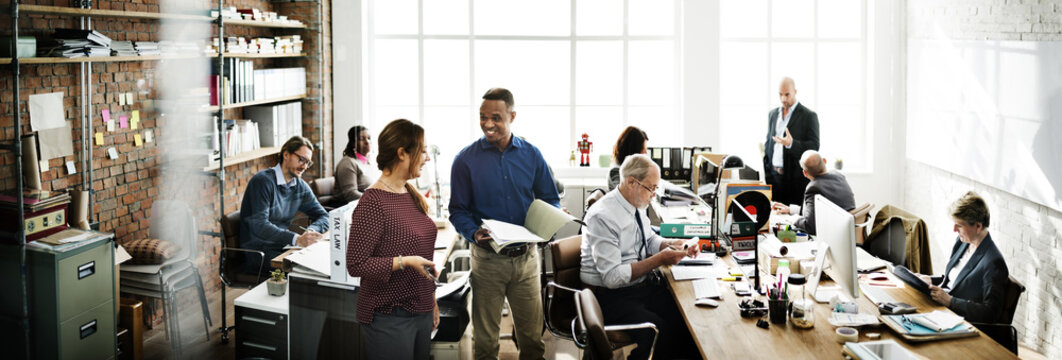 Business Team Working Office Worker Concept