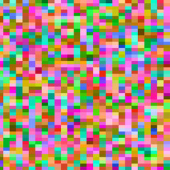 Colorful pattern with chaotic pixels