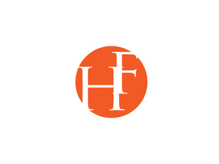 Double HF letter logo