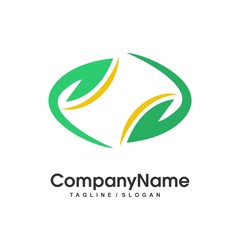 agriculture nature logo icon vector