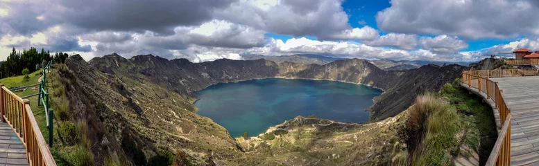 Foto op Canvas Quilotoa Crater Lake, Ecuador © brizardh