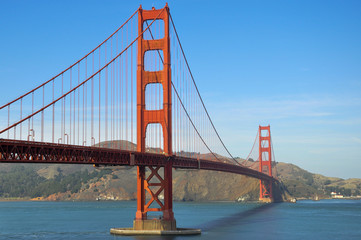 Fototapeta na wymiar The Golden Gate bridge, San Francisco, California, USA