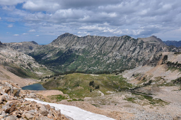Paintbrush Canyon Trail in Grand Tetons National Park, Wyoming,
