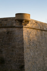 Guarding during sunset