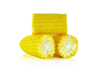 corn isolated on white background
