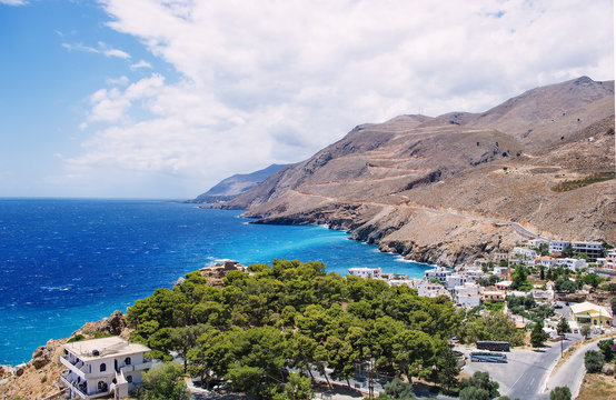 Hora Sfakion. Crete Island, Greece. 