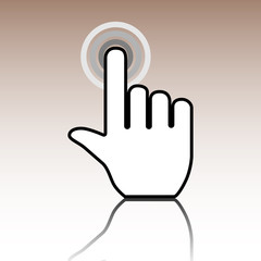 Hand icon pointer